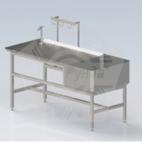 Стол проливки кишок КР-ФСК-П2 (левый)