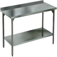 Стол производственный с бортом и полкой 1500х700х870 