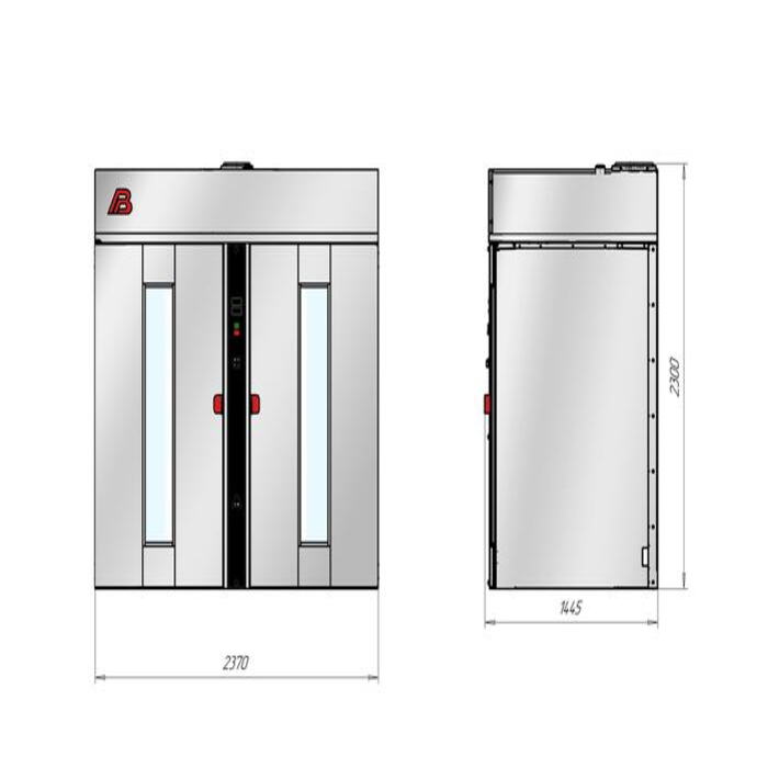 Шкаф расстойный электрический Бриз-122