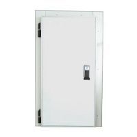 Дверь распашная одностворчатая РДОП S 1200 3500 80 Ral9003/Ral9003