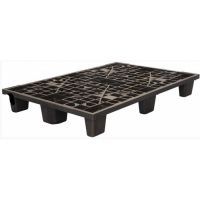 Паллет п/п 1200x800х160 перфорированный, вкладываемый, на 9-х ножках цв. чёрный