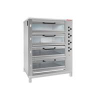 Хлебопекарная ярусная печь ХПЭ-750/4С (обрешетка, стеклянные дверки)