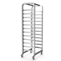 Тележка-шпилька ТШГ-12-2 для GN 2/1 (650х530),   GN1/1 (530х325) (нерж)