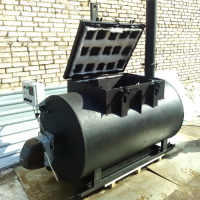 Крематор КД-500 стандарт, дизельный, с камерой дополнительного сжигания и колосниками