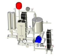 Пастеризатор с роторным нагревателем ПМР-02-ВТ