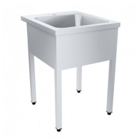 Ванна моечная цельнотянутая ПРОФИ ВМОц1-500ПНТ 600х700х870