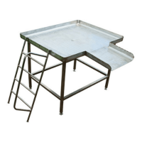 Стол нутровочный со склизом (1200x900x1100)