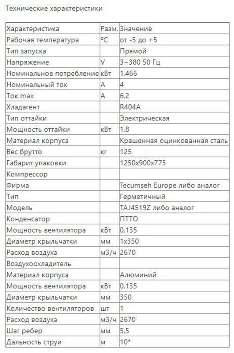 Сплит-система среднетемпературная Intercold МСМ 331 (опция -30° С, 30-31 м3)