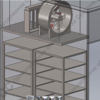 Дефростер воздушно-капельного типа ПОС/ДВК-4/1500/3х1=3/17/6(2,5)/1/056/1,5
