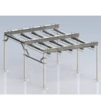 Несущие металлоконструкции для подвесного пути 