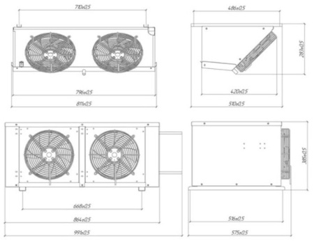 Сплит-система низкотемпературная Intercold LCM 210