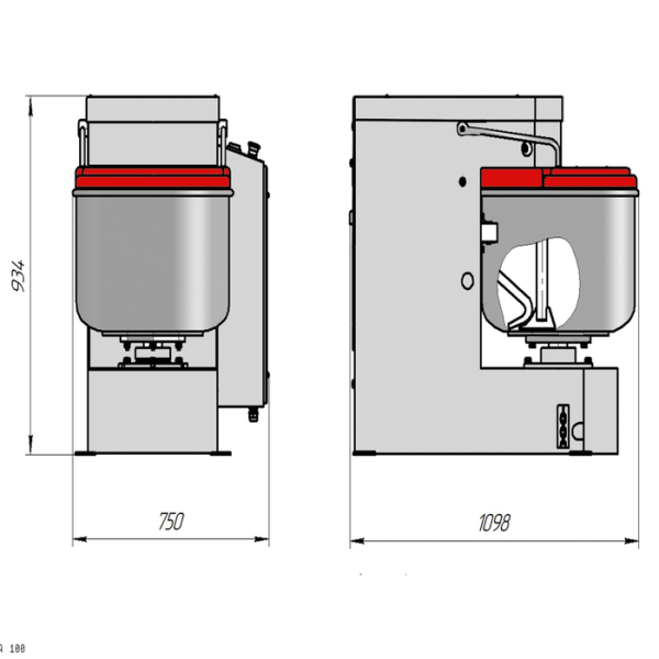 Тестомесильная машина «Прима-100»