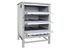 Хлебопекарная ярусная печь ХПЭ-500 (нержавеющая в обрешетке)
