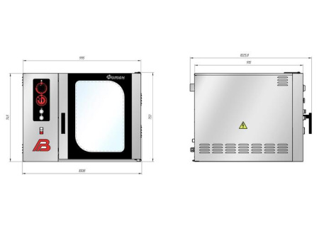 Конвекционная печь «ФОТОН» 1.5-01