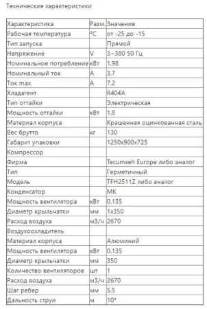 Сплит-система низкотемпературная Intercold LСМ 324 (опция -30° С, 25-27 м3)