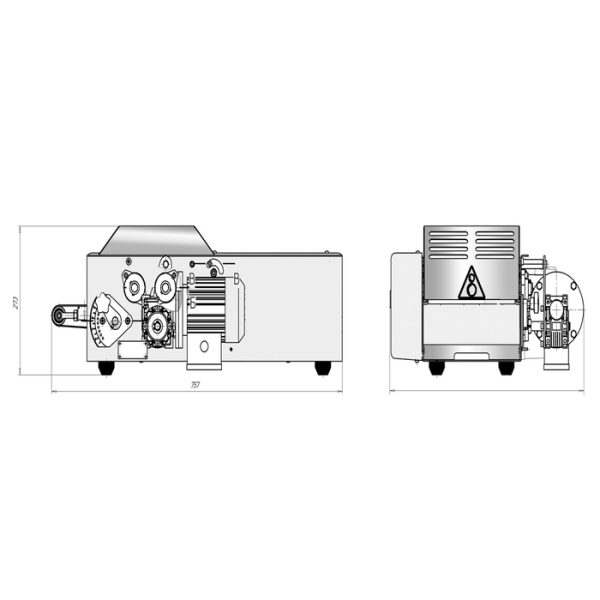 Установка тестозакаточная для круассанов «Восход-ТЗ-7»